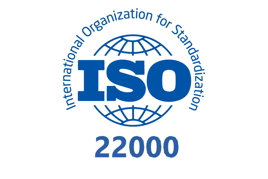 ISO 22000 Certified